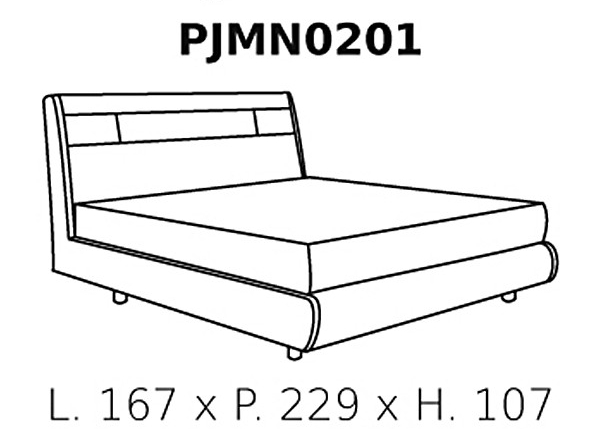 Спальни современные Montecarlo  PJMN0203