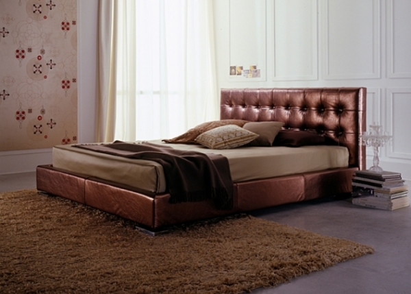 Кровати из ткани Bolzan Vogue 3