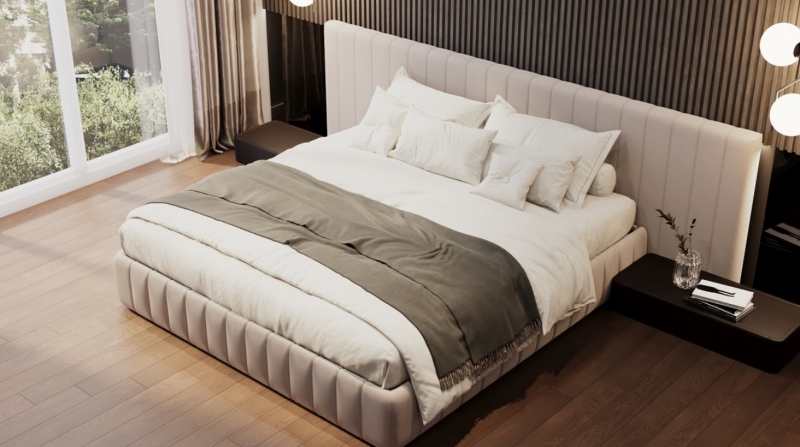 Кровати из ткани Simple long