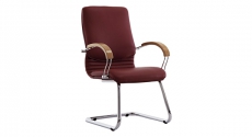 Кресла для посетителей Новый стиль (New style) Б. Nova Wood Chrome