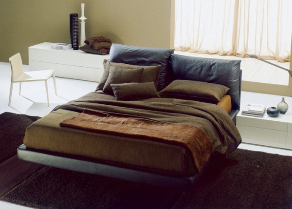 Кровати из ткани Topazio